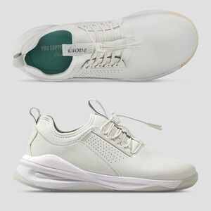 Clove Classic Brilliant White Women's Bungee Athletic Shoe 8.5